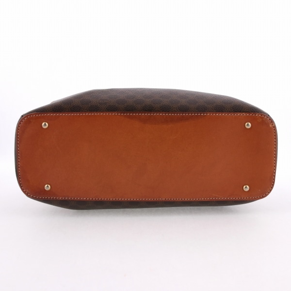 CELINE セリーヌ マカダム ハンドバッグ MC97 中古(ブラウン): VINTAGE