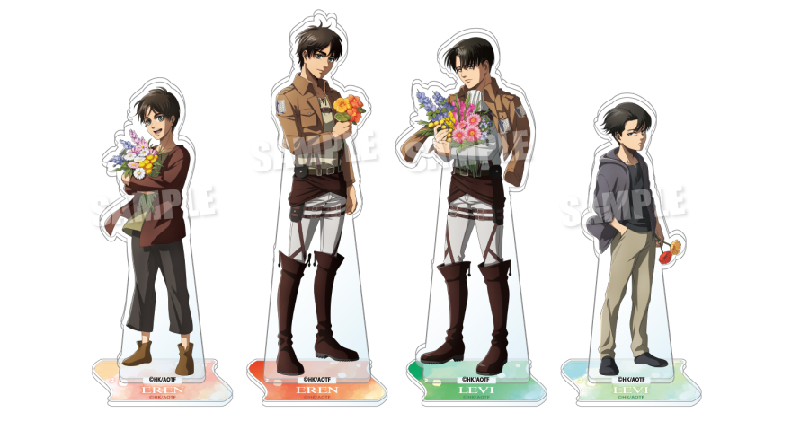 TVアニメ『進撃の巨人』の新規描き下ろしイラストを使用したグッズが