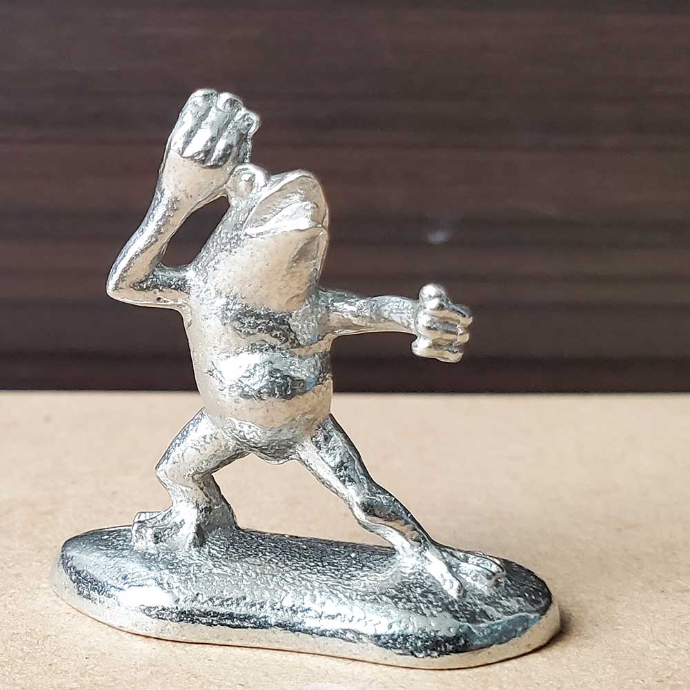 錫製 ミニチュア 鳥獣戯画 カエル（蛙）】かえる 枯山水 苔盆栽 苔