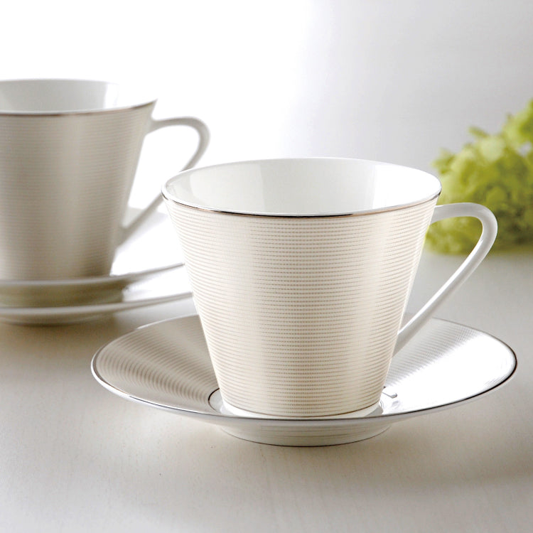 nikko食器｜ペアティ&コーヒーセット (シルクプラチナム)｜カップ