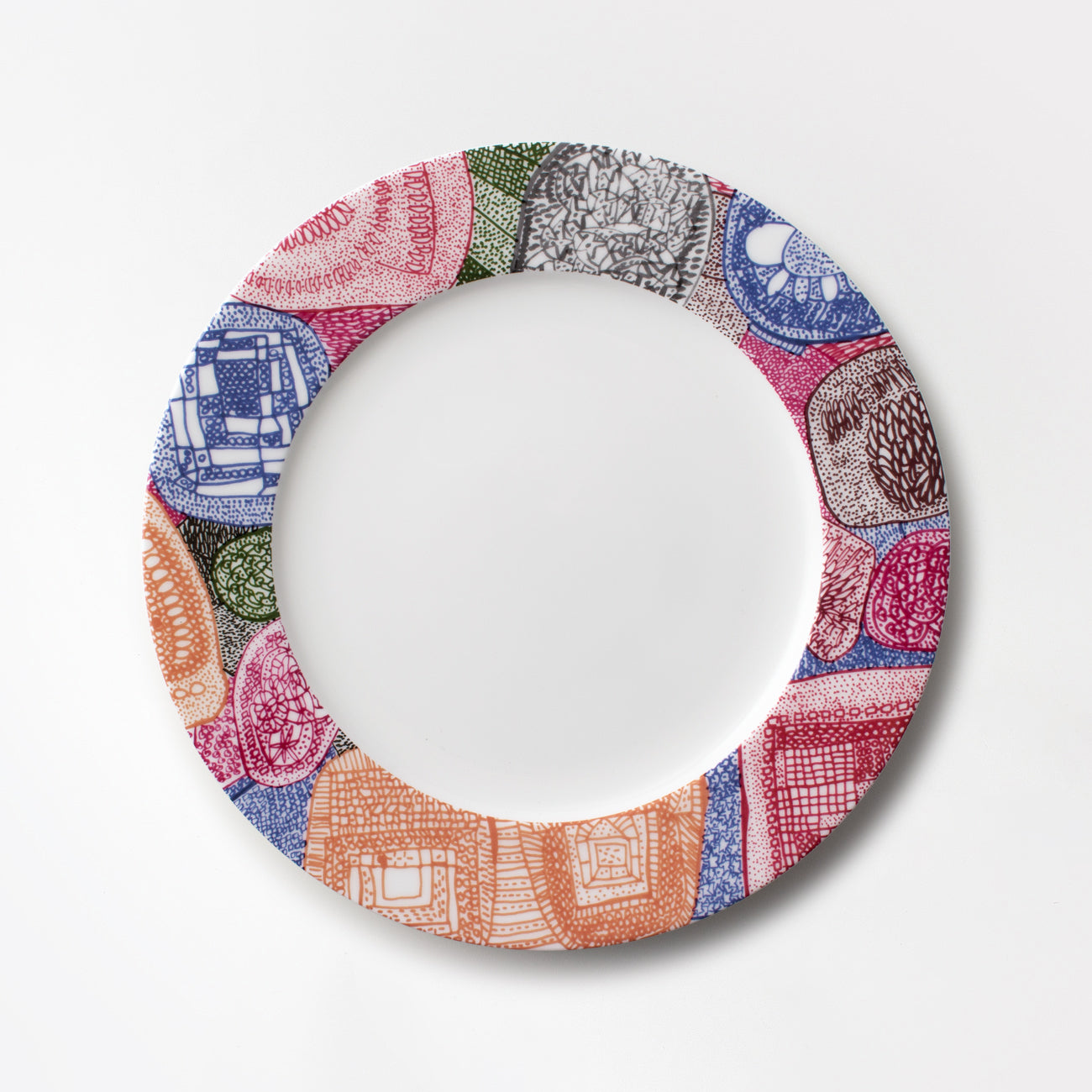 nikko食器｜ART PLATE 25cm Fumie Shimaoka 「宇宙」｜プレート・深皿