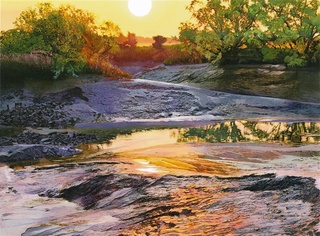 水に漂う詩の世界…アートになった白秋の歌集 福岡・柳川で「挿絵と切り