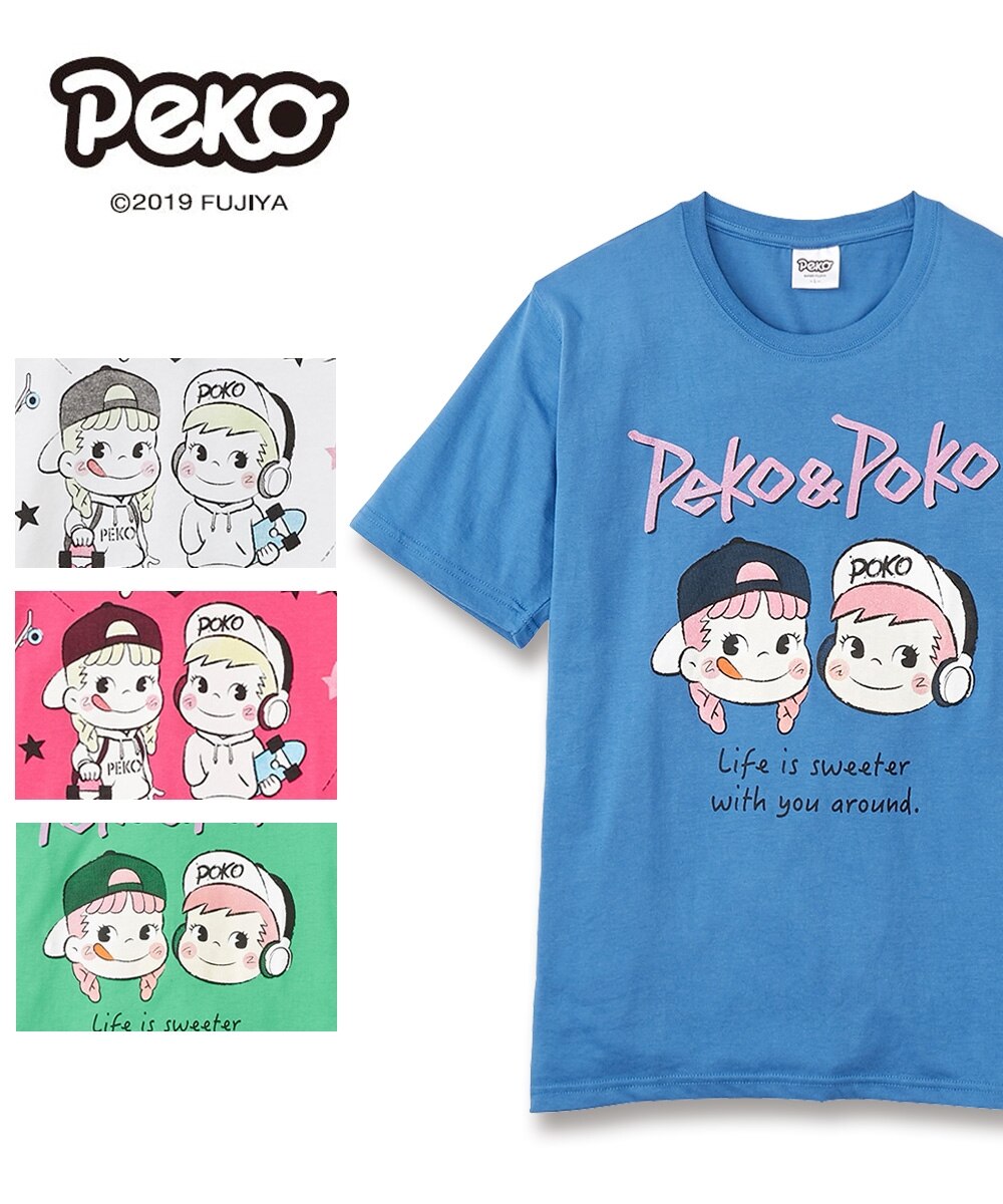 Peko（ペコ）ストリート プリント半袖Tシャツ 通販【ニッセン】