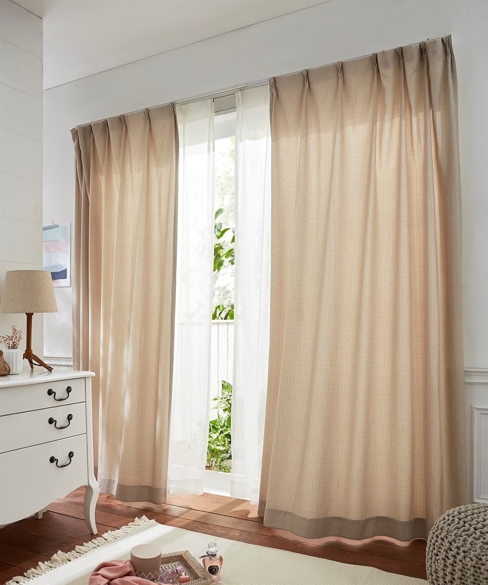 カーテンセット】防炎カーテン＆防炎レースセット 通販【ニッセン】