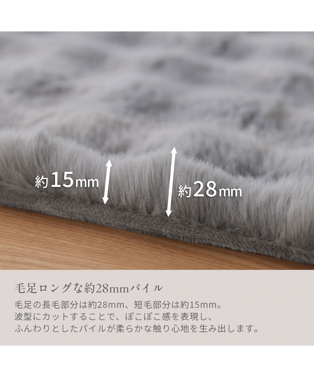 モコモコ毛布 ラビットファー調(furry doudou./ファーリードゥドゥ