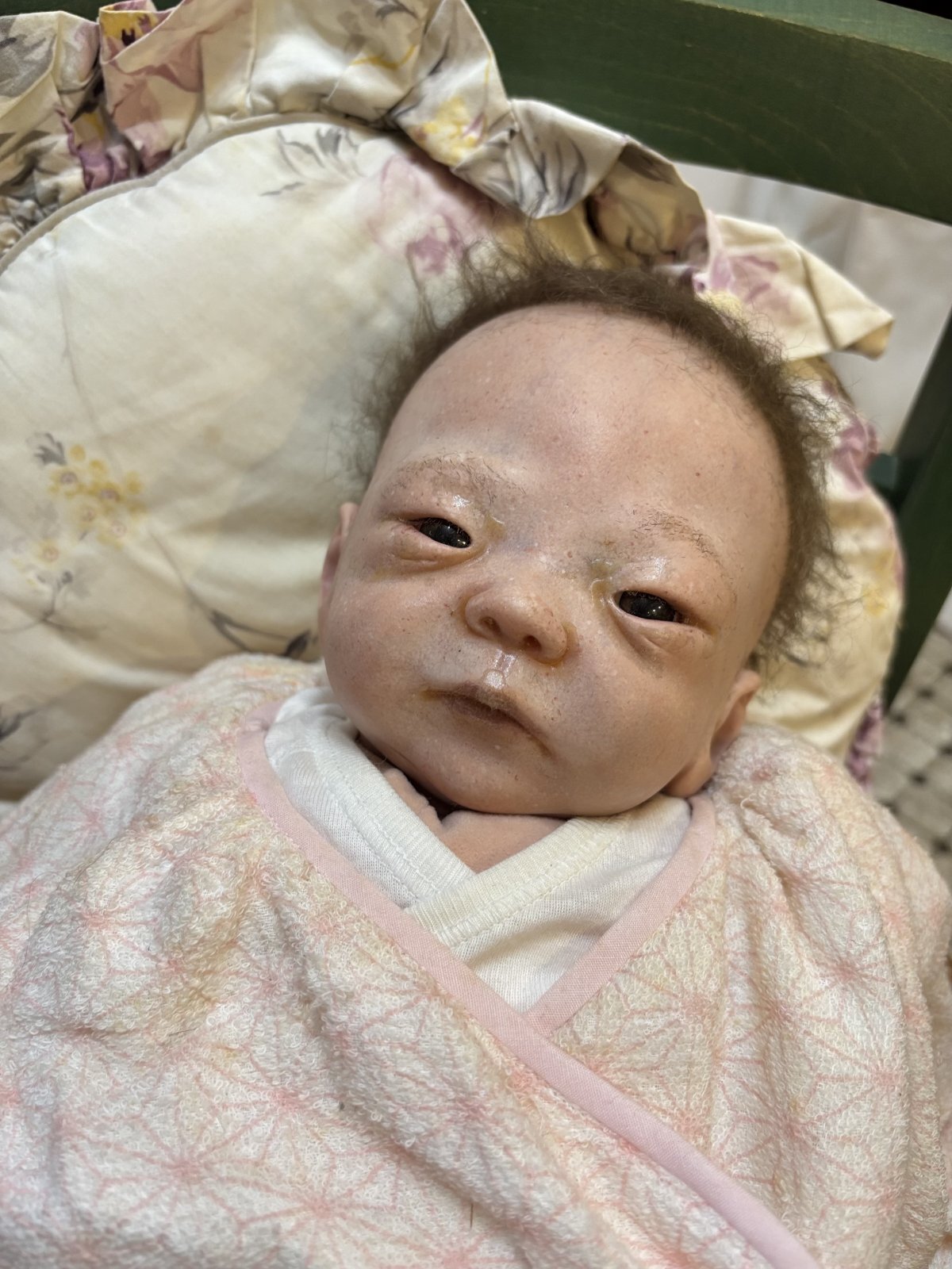 リボーンドール産衣を着た子 ヴィンテージ40cm - N's doll&Cafe