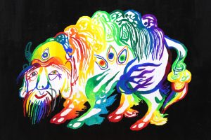 新潟出身の異色日本画家・粛粲寶(しゅくさんぽう)の作品と新潟在住作家