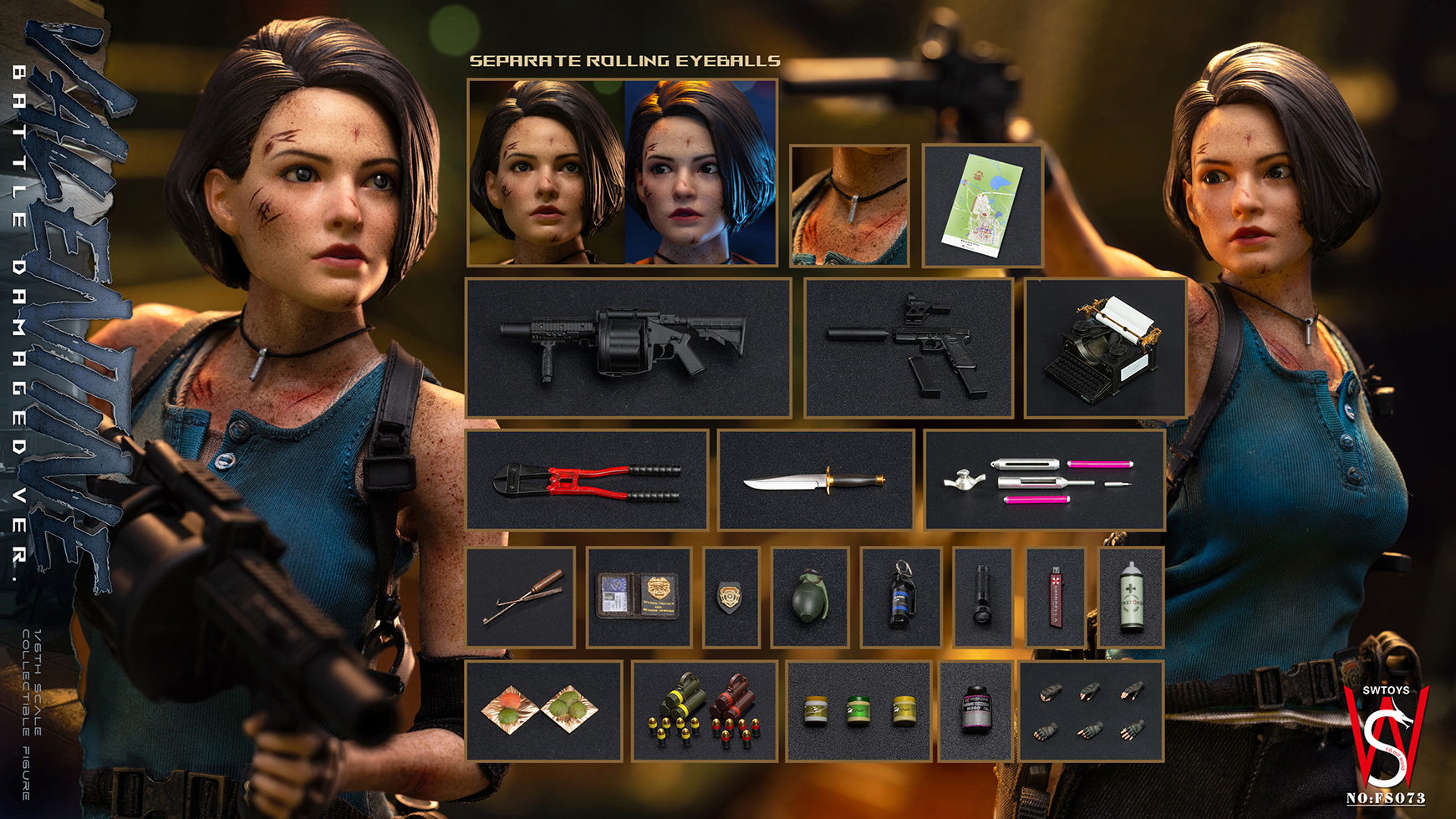 フィギュア専門店 -ソダチトイズ / 予約 SWTOYS Jill Valentine 1/6