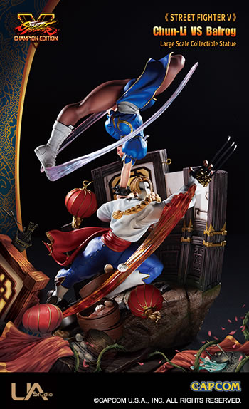 フィギュア専門店 -ソダチトイズ / 春麗VSバルログ 大型スタチュー