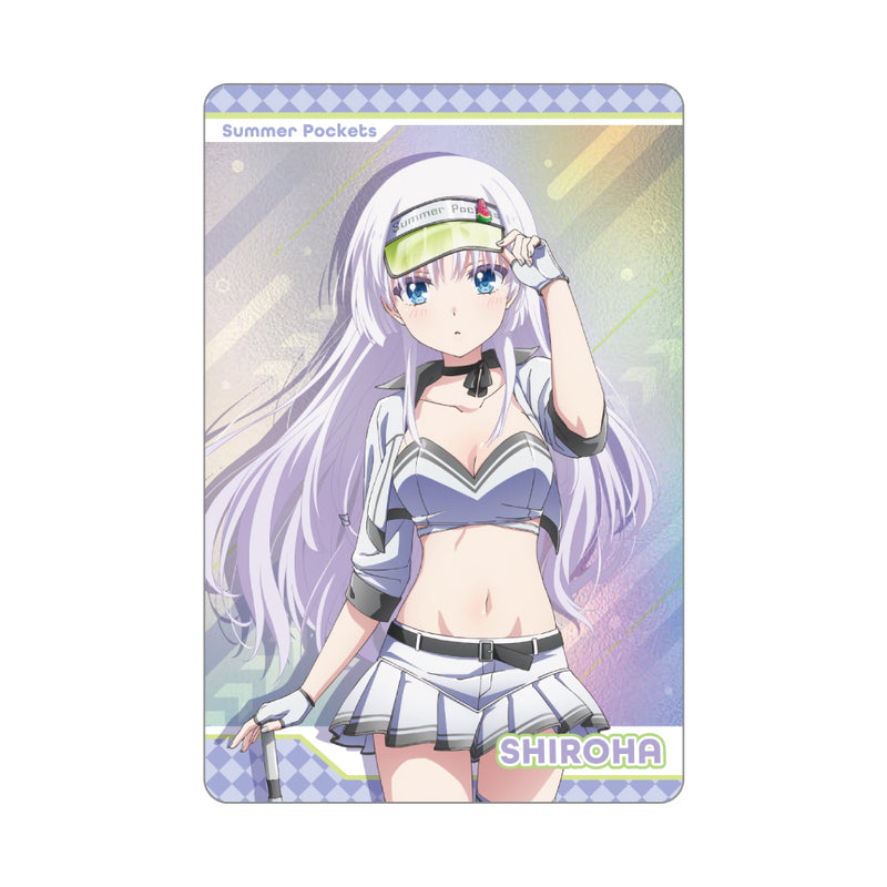 Summer Pockets 本革二つ折り財布 / 特典： 鳴瀬 しろは| アニメ