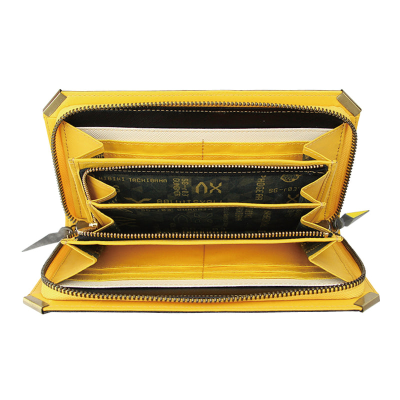 未使用品】シンフォギアXV SOLWA 本革長財布 クリスver.アクスタ付き