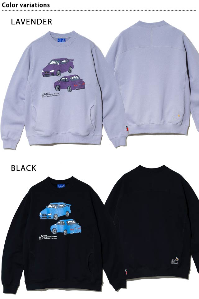 NISSAN×go slow caravan】空紡糸裏毛SKYLINE GT-R(R34)アクティブ