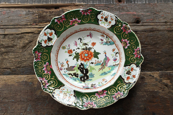 アンティークMASON'S イギリス メイソン社 シノワズリ模様 のお皿
