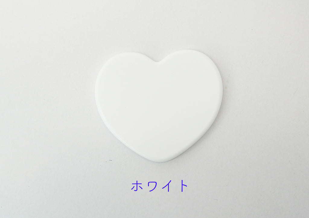 マカロンカラーハート型ミラー- 0-ラインストーン・スワロフスキーの品