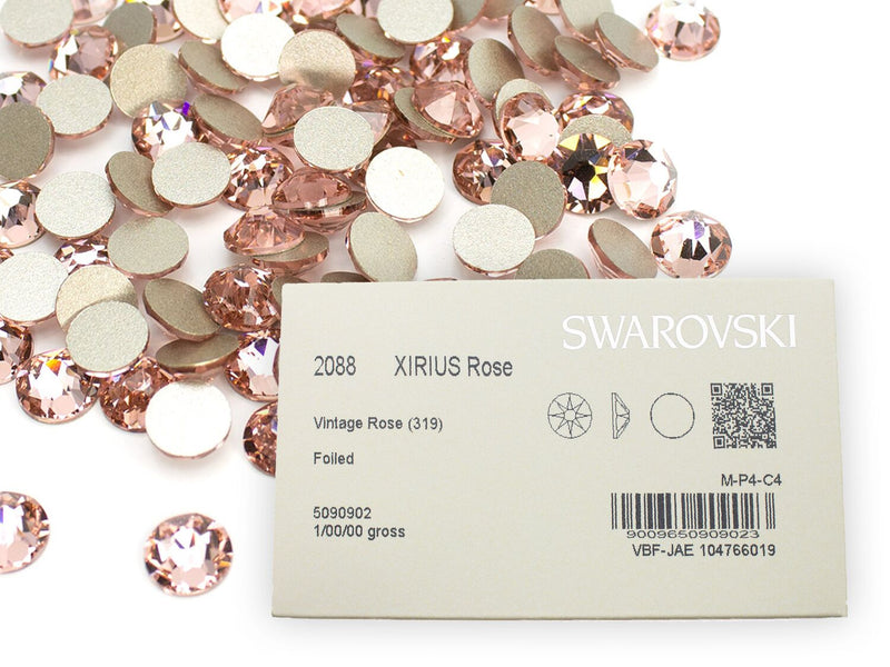 スワロフスキー ヴィンテージローズ-#2058 4-ラインストーン