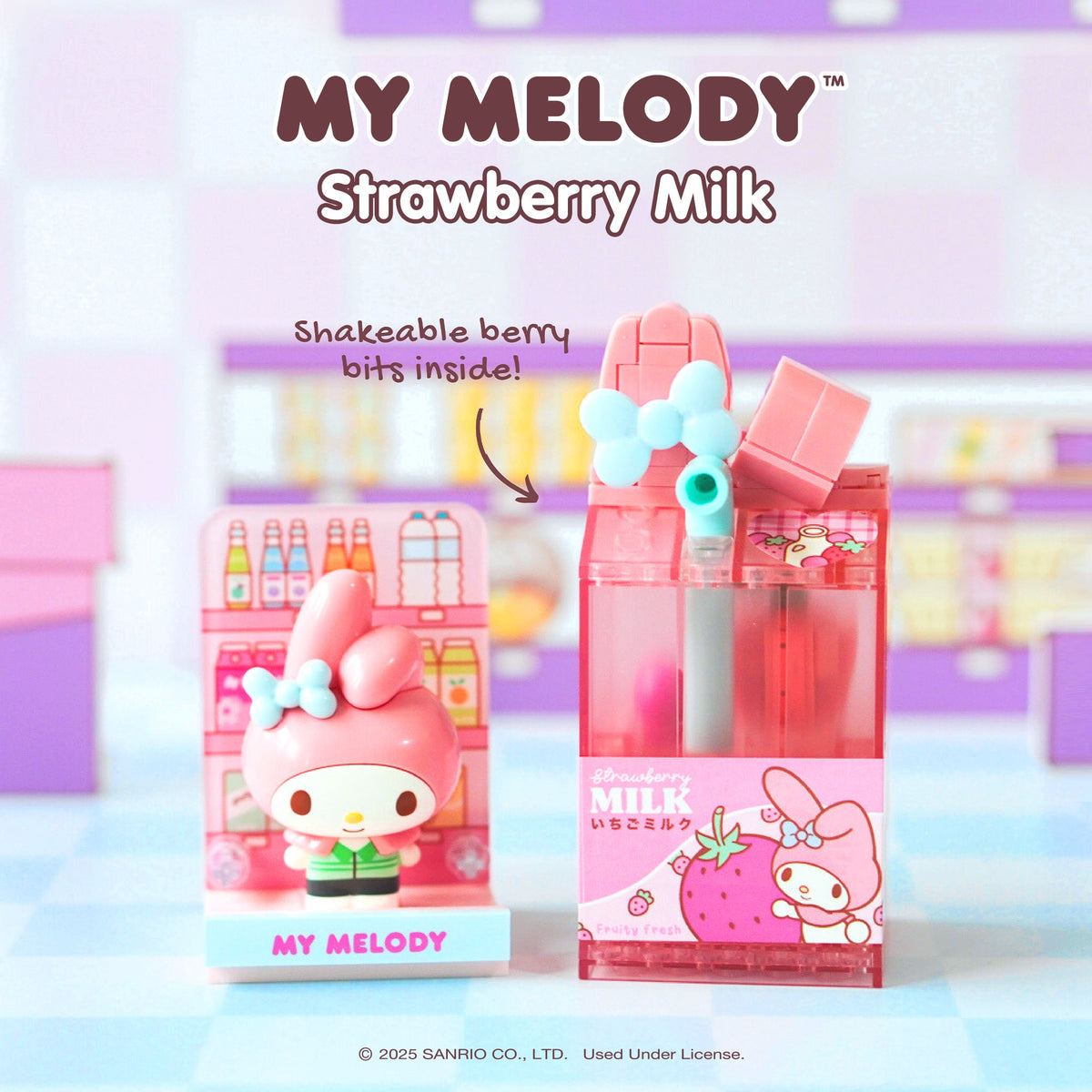 My Melody Konbini Building Blocks Set (Strawberry Milk)