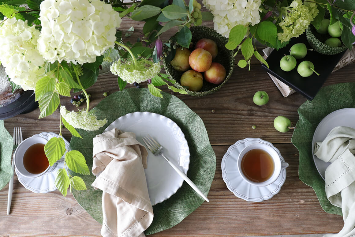 Fiorira un GiardinoアンダープレートVOLANT EDGEグリーン