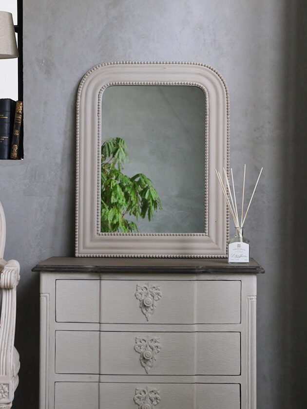 SGDミラーコレットハウスグレー65x50 - サラグレース