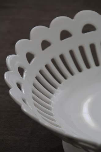 Bourg-Joly Malicorne足つきバスケットEmpire ボージョリーマルコリン