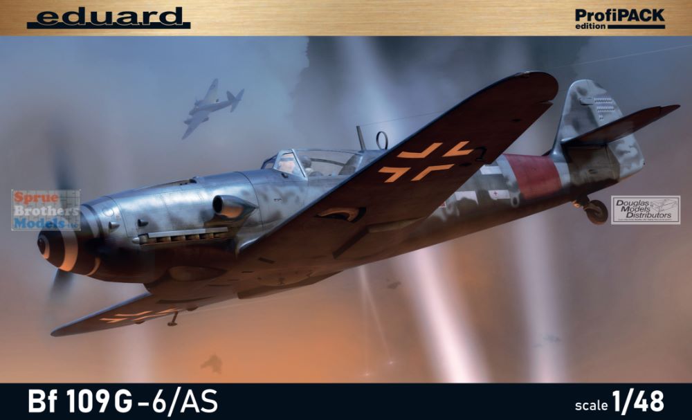 EDU82163 1:48 Eduard Bf109G-6/AS ProfiPACK - Sprue Brothers Models LLC