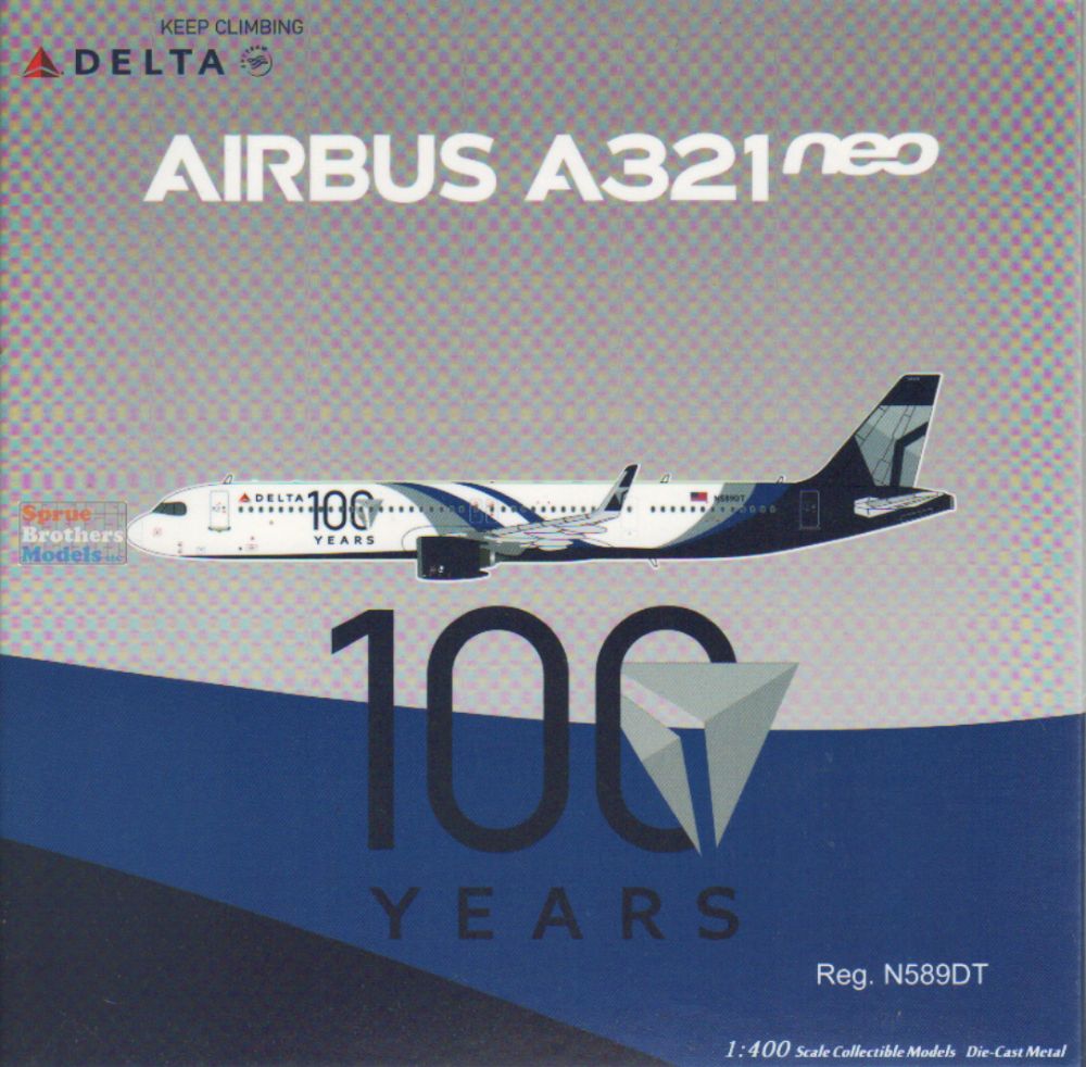 NGM13130 1:400 NG Model Delta Airlines Airbus A321neo Reg #N589DT