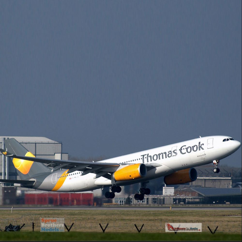 AVT087 AviationTag Airbus A330 (Thomas Cook) Reg #G-MLJL White