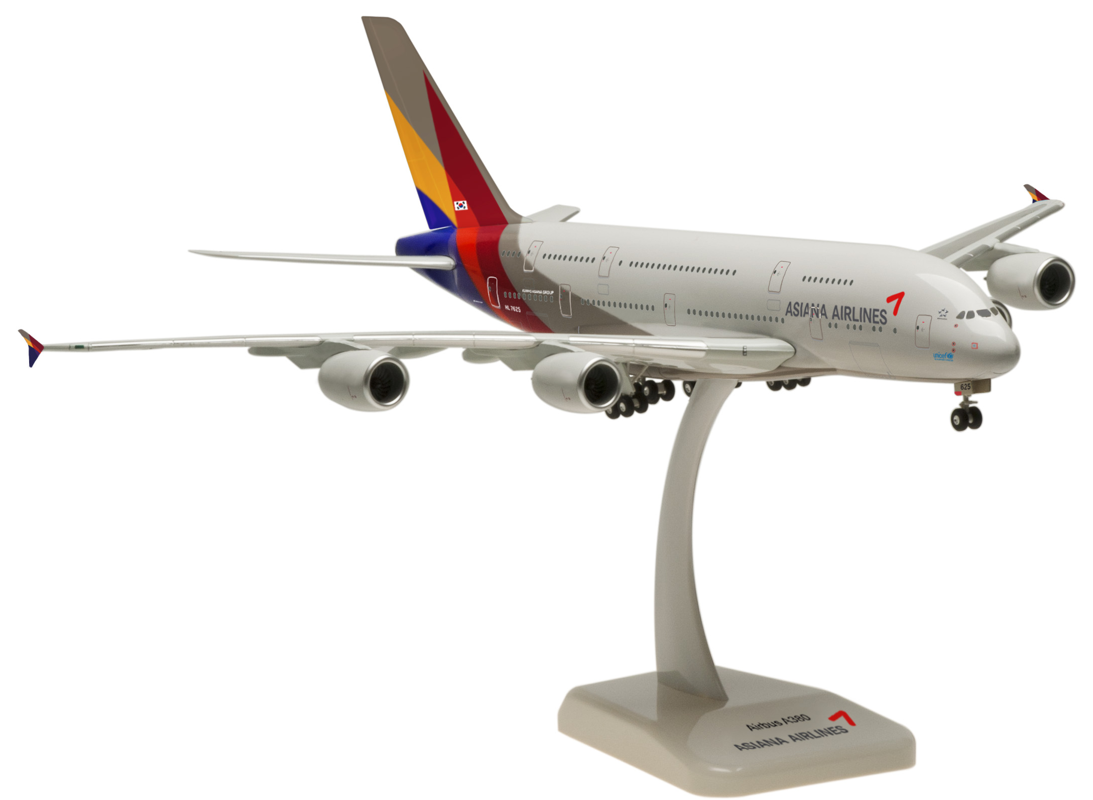 ScaleModelStore.com :: Hogan 1:200 - 0168GR - Asiana Airbus A380-800