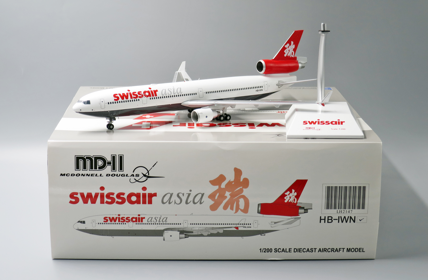 ScaleModelStore.com :: JC Wings 1:200 - LH2147 - Swissair Asia