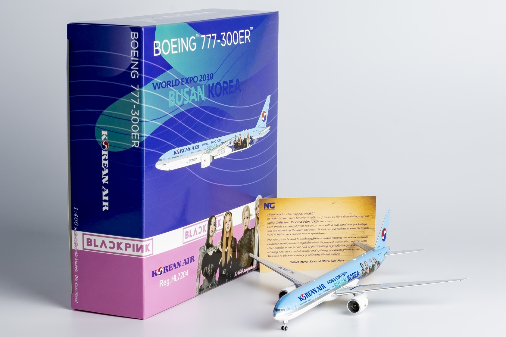 ScaleModelStore.com :: NG Models 1:400 - 73056 - Korean Air Boeing