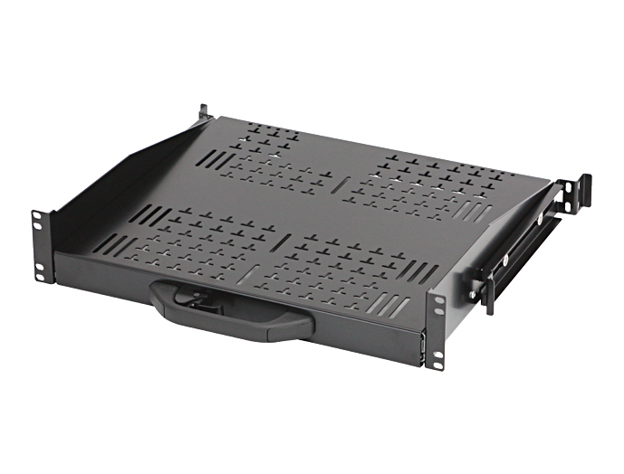 ストッパー付スライド棚 RASSH シリーズ RASSH-400N1｜19インチラック