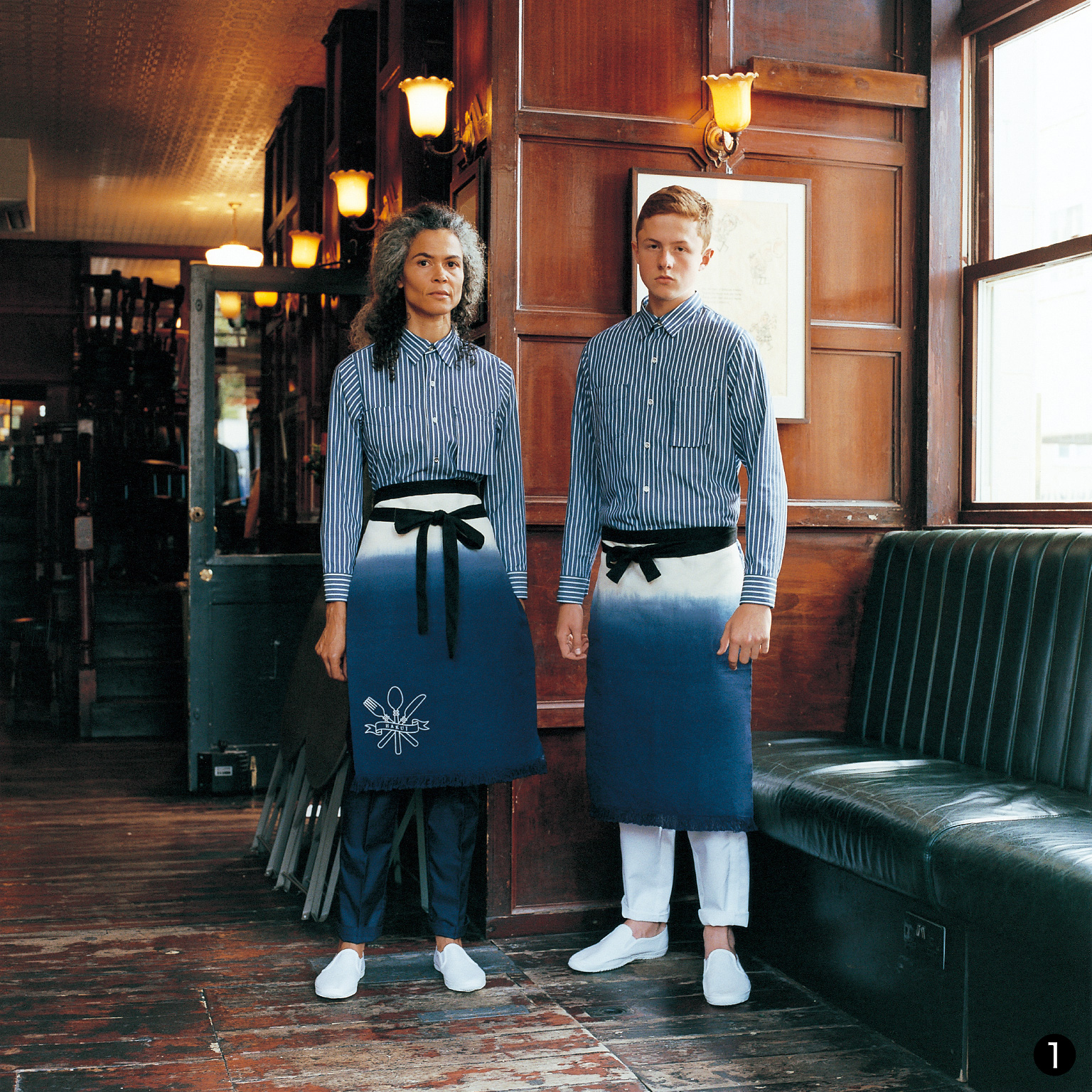 HAKUI新作「27」×本物の帆前掛け、日本の伝統的な仕事着を現代へ