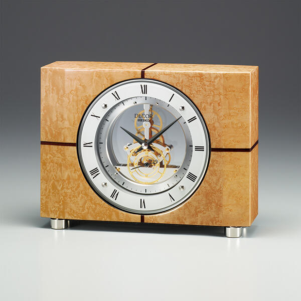 デコールセイコーより銘木ならではの表情を愉しむ置時計が登場