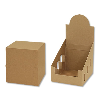 ディスプレイ箱 クラフト 112×126×130: ギフトボックス・外箱｜包装