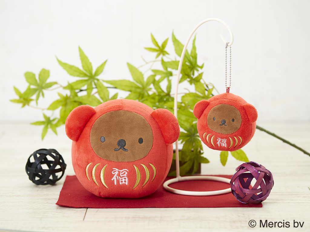 ディック・ブルーナ】ボリス 福だるま ぬいぐるみ/マスコットキー