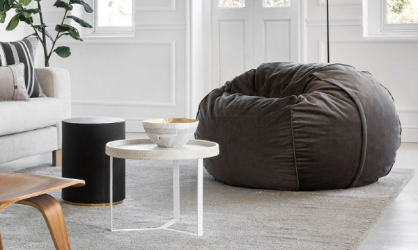 フェットサックM / ベルベット ダークグレーvetsak（フェットサック