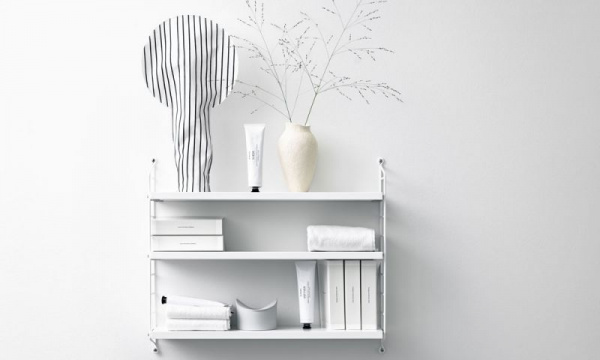 ストリングポケット ホワイト / 石膏ボードアンカー付きString