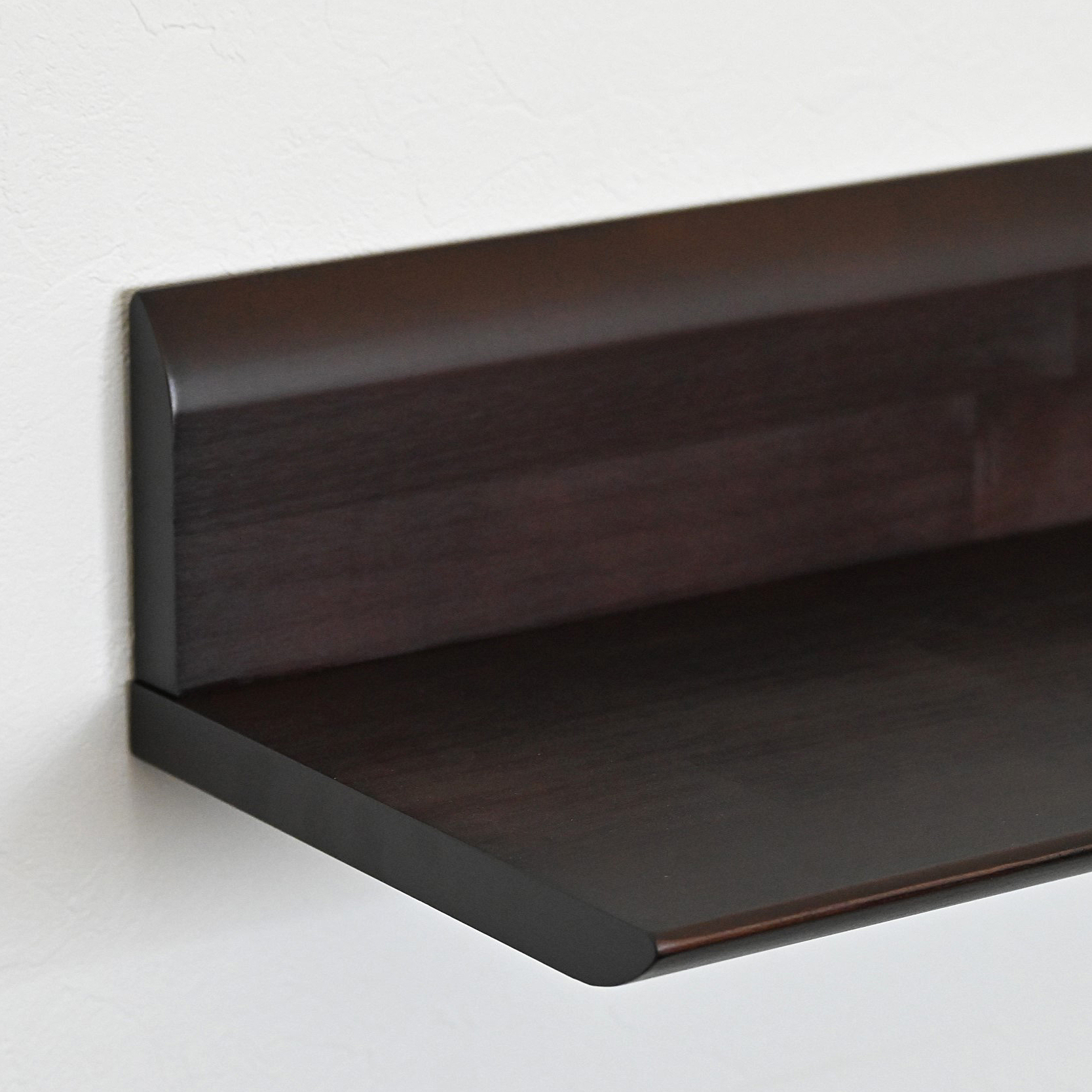 スぺイス W80×D12×H10.7cm パイン無垢材 全5色 ウォールシェルフ 天然