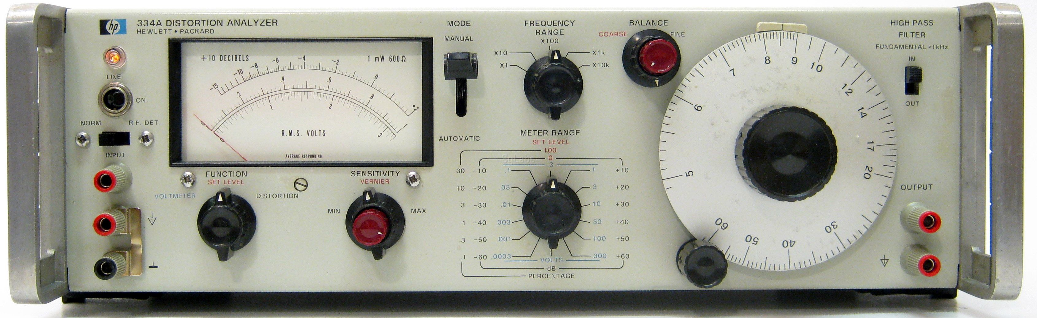 HP Agilent Keysight, 334A