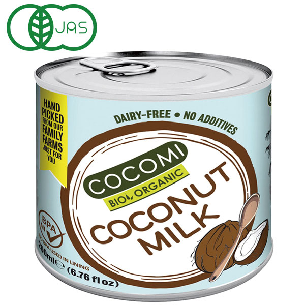 ココミ オーガニックココナッツミルク（200ml）【ミトク】