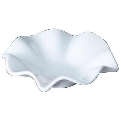 灰皿 ガラスフラワー 白 DG-747 小 - 調理器具のSHOKUBI