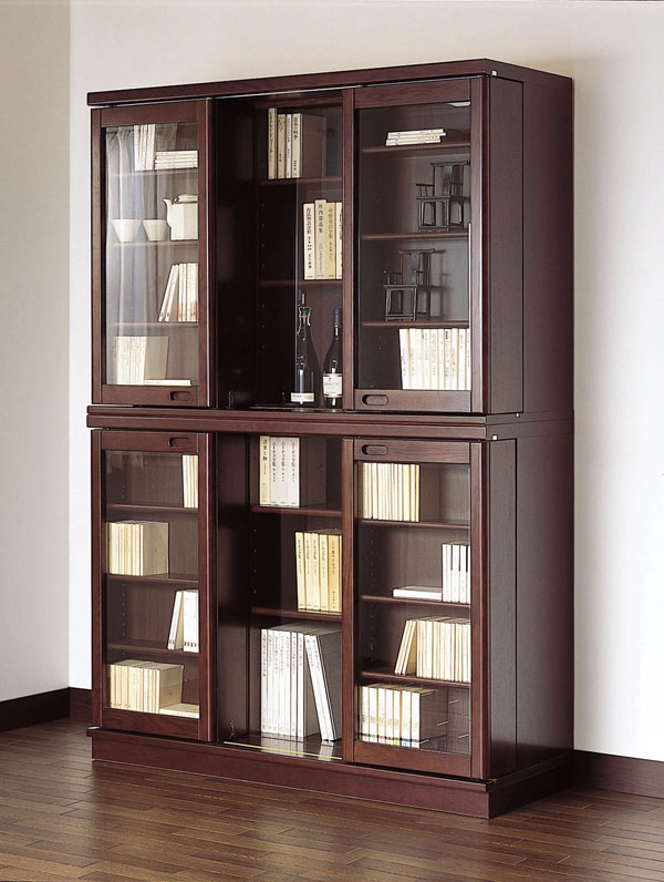 小島工芸・最高級スライド書棚シリーズ【書斎家具通販】