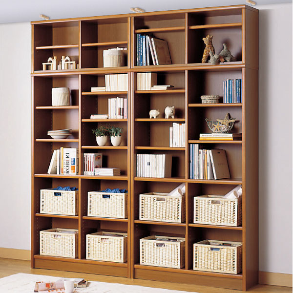 小島工芸・こだわりの上質セミオーダー書棚【書斎家具通販】