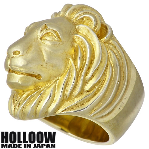 HOLLOOW(ホロウ) ドミニオンズ ライオン シルバー リング ゴールド