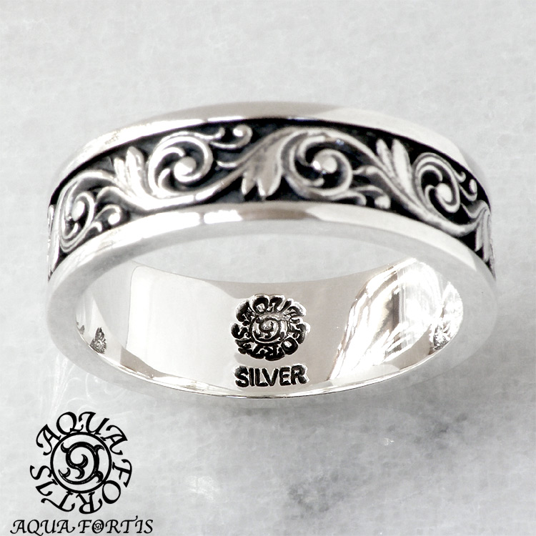 アクアフォーティス クラシカル アラベスク シルバー リング 指輪