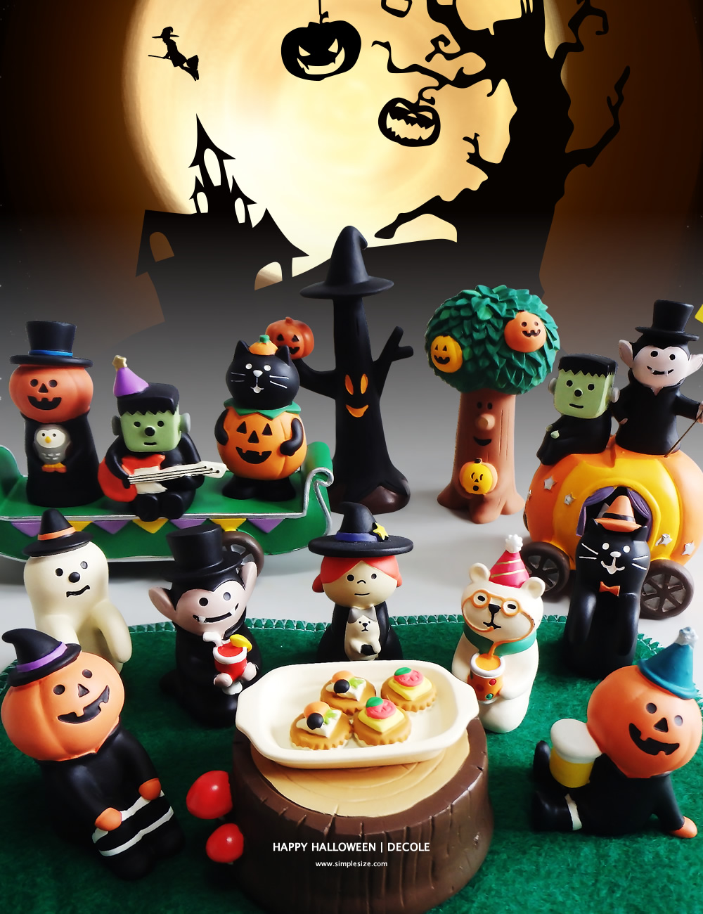 DECOLE（デコレ）【concombre コンコンブル】まったりハロウィン雑貨