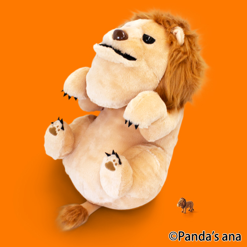 シャクレルプラネットライオンあおむけBIGぬいぐるみ プライズの情報