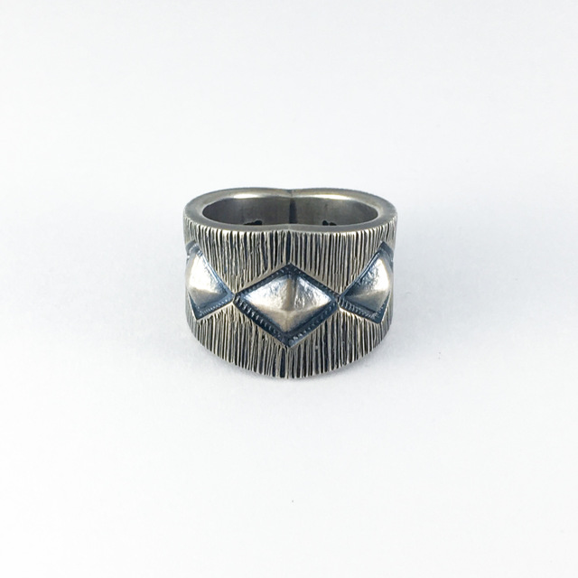 インディアンジュエリー リング 371 | ターコイズ・メンズシルバー