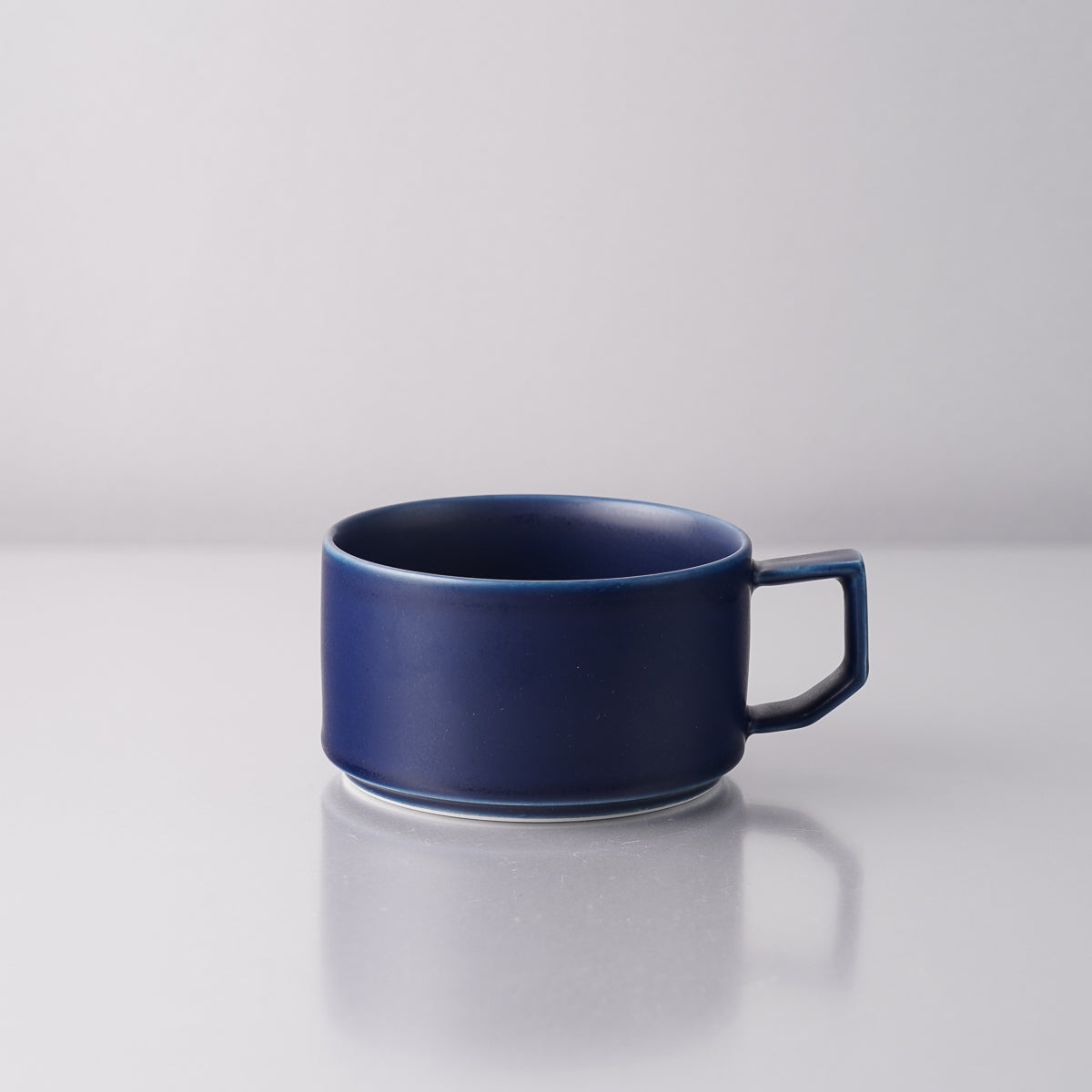波佐見焼 ネイビー スタッキングマグ スープカップ 340ml 康創窯の通販