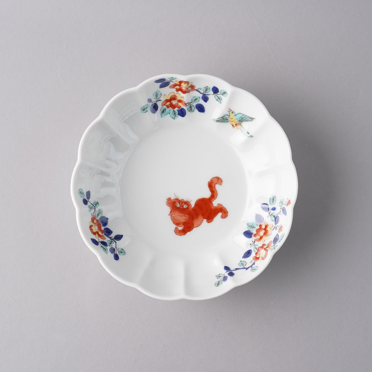 波佐見焼 BARBAR 色絵 菊型鉢(中) 13cm マルヒロの通販｜Studio1156