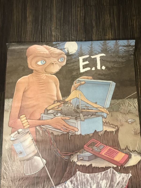 McDonalds E.T. Poster イーティー ビンテージ ポスター 80年代